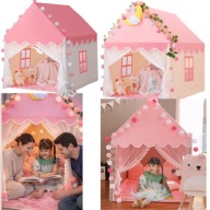 NAMIOT DOMEK DLA DZIECI ZAMEK PAŁAC DO POKOJU OGRODU DOMU MOCNE DUŻE ZABAWA