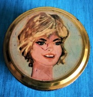 Stara polska PUSZKA Rolimpex po cukierkach lata 70