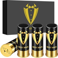 Kieliszki do wódki shotów nietłukące kształt łuski naboju 4 szt 45 ml