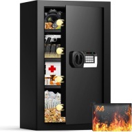 Sanfnz 90L duży ognioodporny sejf z ognioodporną kieszenią na dokumenty