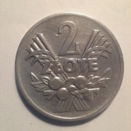 2 zł. jagody rok 1971 rok piękna moneta.
