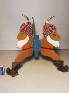 STARY STOJAK POD CHOINKĘ KRASNALE z PRL-u VINTAGE No.9