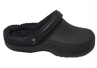 Ocieplane klapki kryte z palcami bambosze roz.45 28 cm