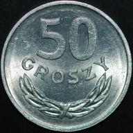50 groszy 1971 - około menniczy egzemplarz