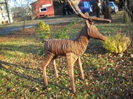 wiklinowy renifer przed twój dom