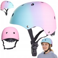 KASK NA ROWER ROLKI HULAJNOGĘ DLA NASTOLATKI ORZESZEK BMX REGULOWANY 52-56