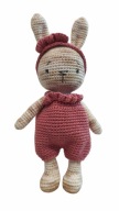 KRÓLIK miś szydełko maskotka zabawka prezent handmade amigurumi ręcznie