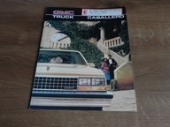 GMC Caballero 1986 USA prospekt folder katalog