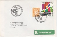 Kasownik reklamujący Igrzyska Olimpijskie w Lillehammer 1993r.