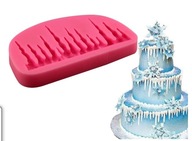 Forma silikonowa sople lodu, zima