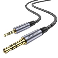 KABEL AUDIO 3,5 mm (mini jack) do 6,35 mm JACK TRS 1m