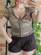 BC Best conenections bolerko narzutka bluzka haftowana koronka r 38