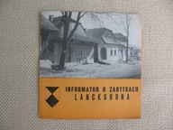 LANCKORONA INFORMATOR/FOLDER O ZABYTKACH 1972