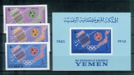 **64 Yemen 145-147 Bl.17 = 40 Euro - OLIMPIADA