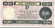 Bon towarowy Dziesięć centów