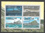 GIBRALTAR - okręty wojenne II Wojny Światowej 1996 ** Mi B-26 (1293)