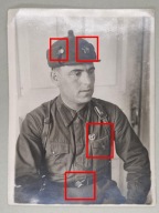 003R ŻOŁNIERZ OFICER SOWIET GWIAZDA ODZNAKA ZSRR ROSJA