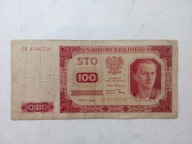 banknot 100 zł Polska 1948