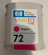 Tusz HP 72 C9399A czerwony (magenta) ORYGINAŁ WAGA 78 GRAM DATA 2018/09/13