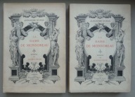DUMAS Aleksandre, La Dame de Monsoreau, Literatura francuska, PARIS 1903