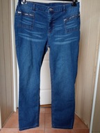 Spodnie dżins 42 proste strecz