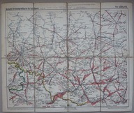 ZGORZELEC; LEGNICA; JAWOR; MAPA DROGOWA, ark. 44 GÖRLITZ; ok. 1930