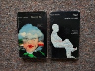 2x PROZA ŚWIATOWA CZARNA SERIA TETZNER BELLOW KAREN W STAN ZAWIESZENIA PIW