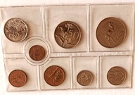 RPA - zestaw monet 1/2 centa - 50 centów 1977 mennicze, w zgrzewce !!!