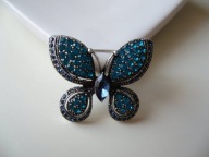 BROSZKA MOTYL MOTYLEK KRYSZTAŁKI