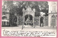 Pocztówka Francja 1903 Nancy, Fontanna Amfitryty na Placu Stanisława