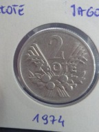 2 złote "jagody" 1974, ładny stan (177)