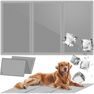 MATA CHŁODZĄCA DLA PSA ŻELOWA SKŁADANA LEGOWISKO NA LATO DUŻA 110X70 CM