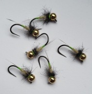 SZTUCZNA MUCHA NIMFA JIG #12 GREEN HARE