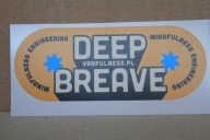 NAKLEJKA - DEEP BREAVE - AUTO - MOTOR - KOLEKCJA - CAMPER