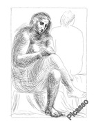 PABLO PICASSO - VOLLARD SUITE #136 - 1956 r.!