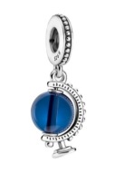 pandory zawieszka błękitny globus nowość logo