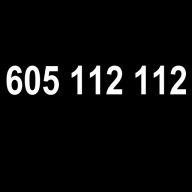 ZŁOTY NUMER, PLATYNOWY NUMER 605 112 112