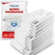 Worki próżniowe na ubrania odzież pościel MOCNE ZESTAW 12 sztuk 4 rozmiary
