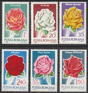 RUMUNIA - RÓŻE - KWIATY - FLORA - 1970 - CZYSTE **