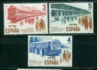 HISZPANIA ** Kolej, transport Mi 2452-54