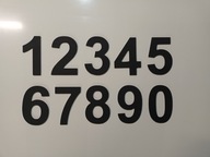 numer na dom 15cm numerki cyfry proste