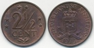 Antyle Holenderskie 2,5 Cent - 1973r ... Monety
