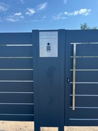 Brama furtka aluminiowa