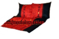 pościel z satyny 200x220 + 2x70x80 zamek S Motyw chiński b-x