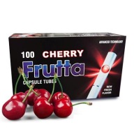 Gilza Gilzy Frutta CHERRY Tubki Tutki Papierosowe Klikane Wiśniowe 100 szt.
