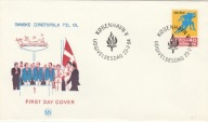Olimpiada 1984 - zaprzysiężenie olimpijczyków FDC Dania
