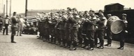 WW2 Niemcy (dworzec Drezno): Wehrmacht, orkiestra, Polska, 13.6.1940, opis