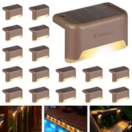 16x SOLARNA LAMPA SCHODOWA LED Ogrodowa na Schody Taras Zewnętrzna