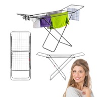 SUSZARKA NA PRANIE UBRANIA STOJĄCA ROZSUWANA BALKONOWA OGRODOWA DO UBRAŃ