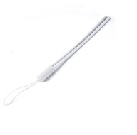 Silikonowa opaska na nadgarstek smycze na telefon klucze zestaw 3 szt BIAŁE